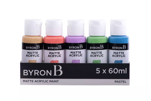 Jasart Byron Matte Acrylic Paint 59ml Sets Pastel
