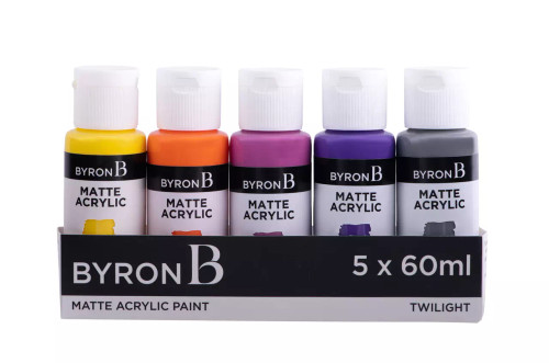 Jasart Byron Matte Acrylic Paint 59ml Sets Twilight