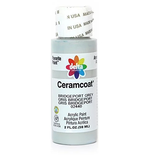 Delta Creative Ceramcoat Acrylic Paint - Bridgeport Grey 2oz Delta Creative Ceramcoat Acrylic Paint - Bridgeport Grey 2oz