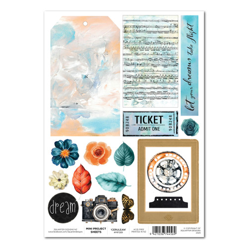 3Quarter Designs Cerulean - Mini Project Sheet