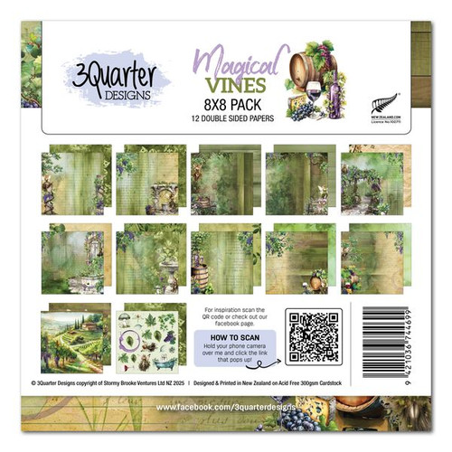3Quarter Designs Magical Vines 8x8 Collection 3Quarter Designs Magical Vines 8x8 Collection