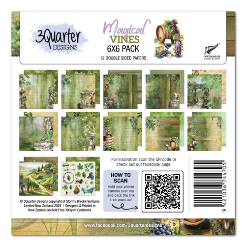 3Quarter Designs Magical Vines 6x6 Collection 3Quarter Designs Magical Vines 6x6 Collection