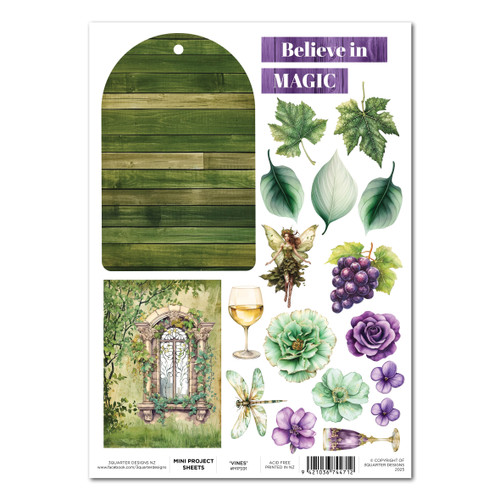 3Quarter Designs Vines - Mini Project Sheet