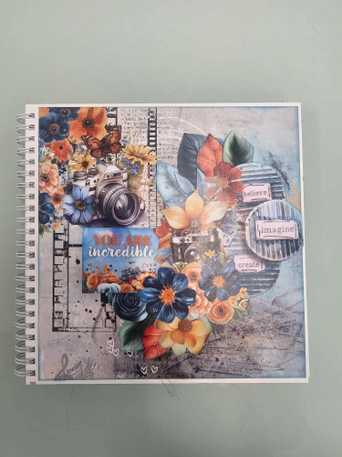 3 Quarter Designs Cerulean Score 8x8 Album