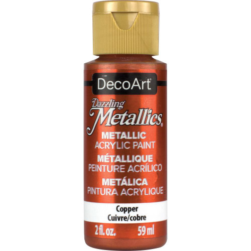 DecoArt Dazzling Metallics Acrylic Paint 2oz - Copper