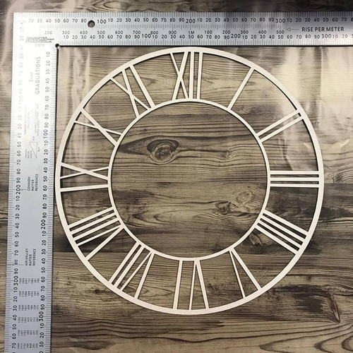 Roman Numeral Clock  Overlay -Chipboard