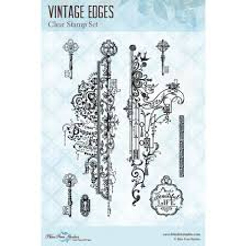 Blue Fern Studios Stamps - Vintage Edges