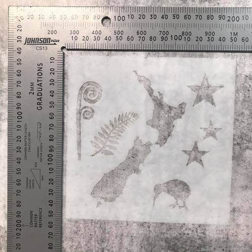 Imagine If Stencil - Nature New Zealand