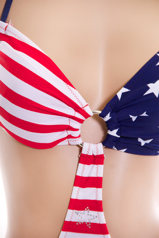 Women's American Flag Theme Swimwear — swimsuit photo 4