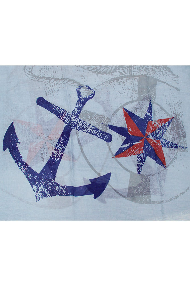 Women's Abstract Print Lightweight Oblong Scarf – Style SS2561 — scarf photo 2