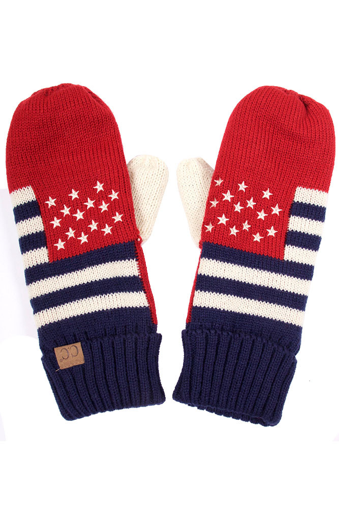 Women's American Flag Gloves — gloves photo 3