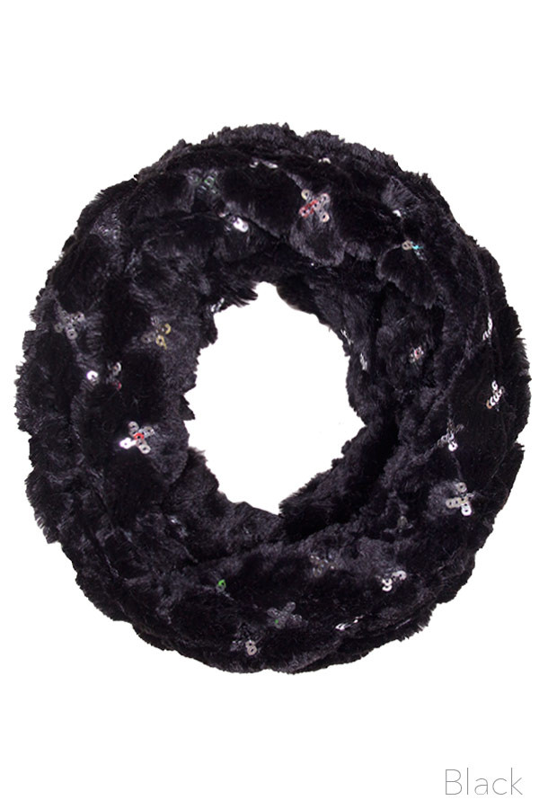 Women's Floral Lace Infinity Scarf — infinity scarf photo 2