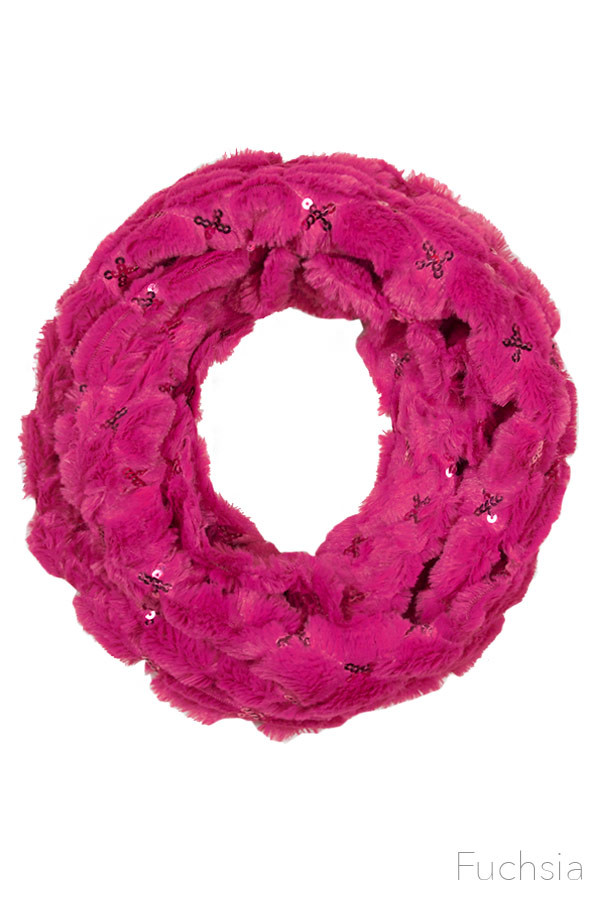 Women's Floral Lace Infinity Scarf — infinity scarf photo 3