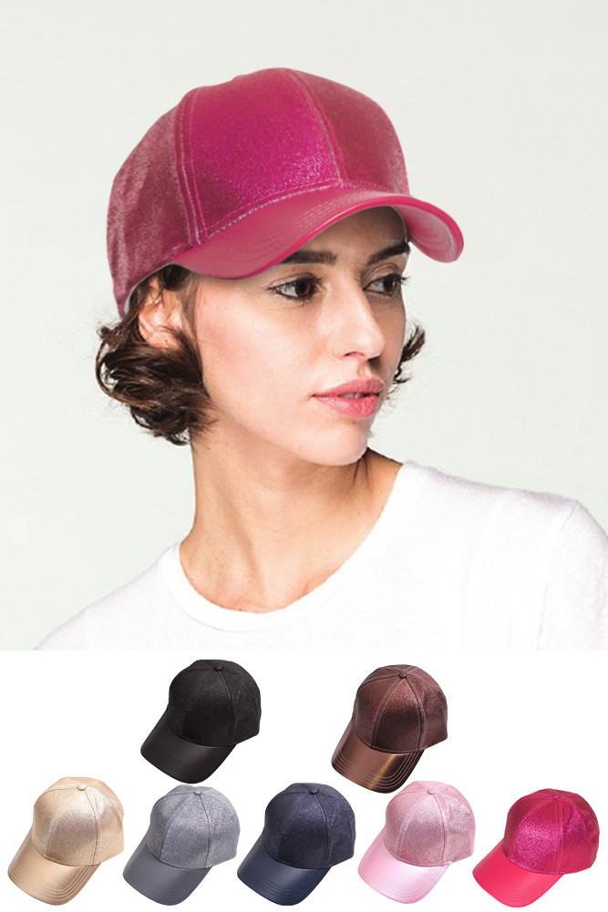 Women's Velvet Baseball Cap by BURACQ