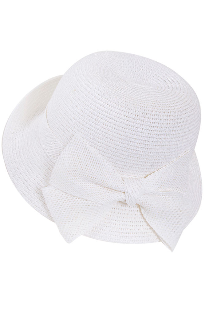 Women's Bow Cloche Hat – Black — hat photo 8