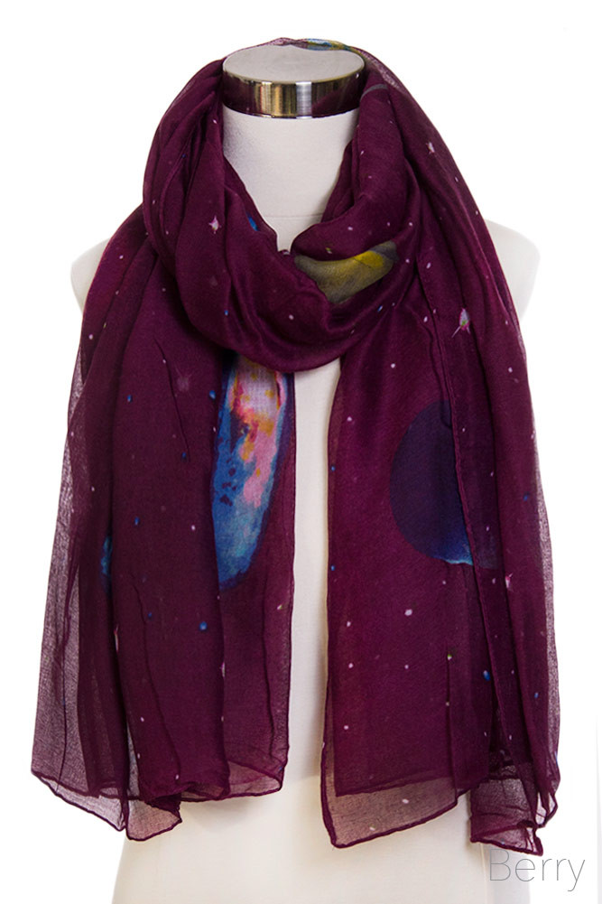 Women's Embellished Solid Oblong Scarf — scarf photo 6