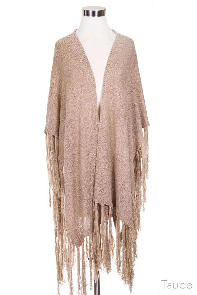 Women's Lightweight Knit Wrap — clothing piece photo 6