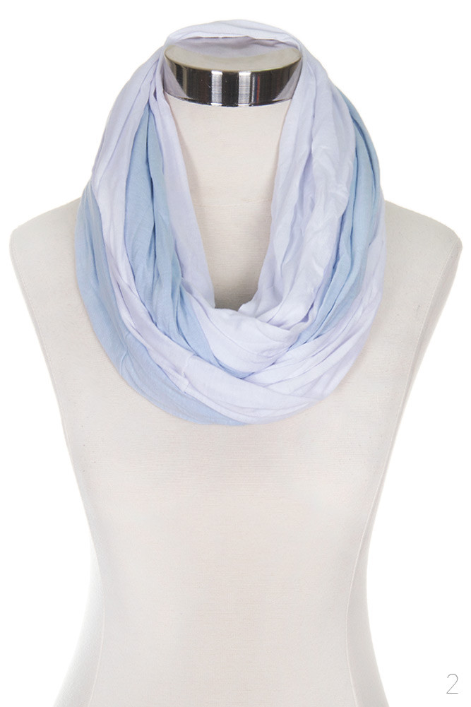 Women's Two-Tone Game Day Infinity Scarf – Style LOF4111 — infinity scarf photo 5