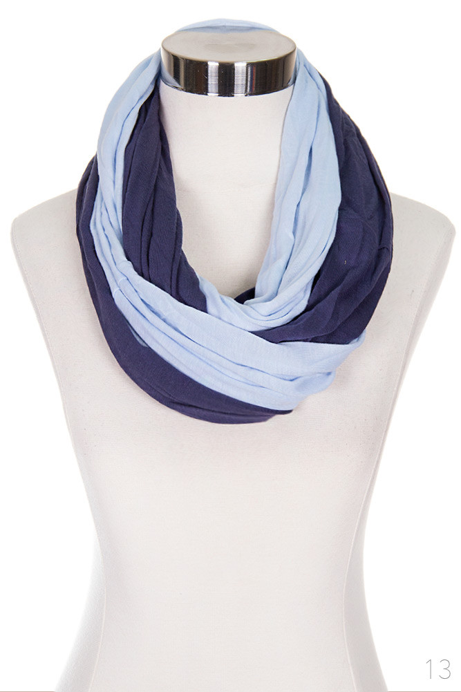 Women's Two-Tone Game Day Infinity Scarf – Style LOF4111 — infinity scarf photo 8