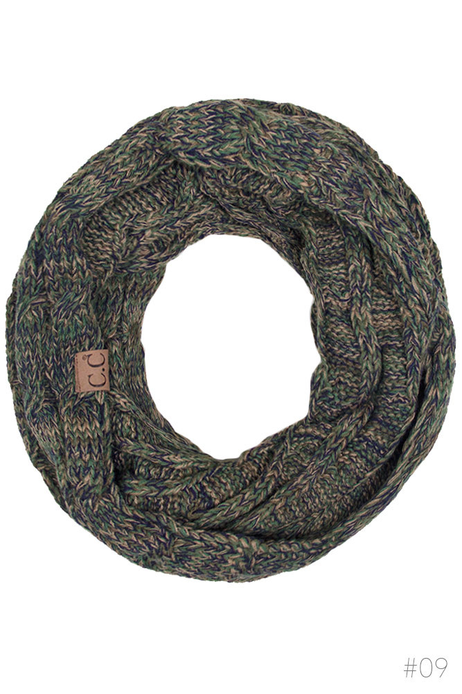 Women's Confetti Knit Infinity Scarf — infinity scarf photo 4