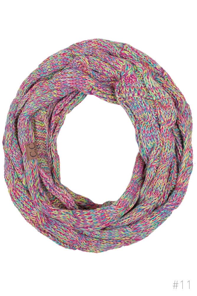 Women's Confetti Knit Infinity Scarf — infinity scarf photo 6