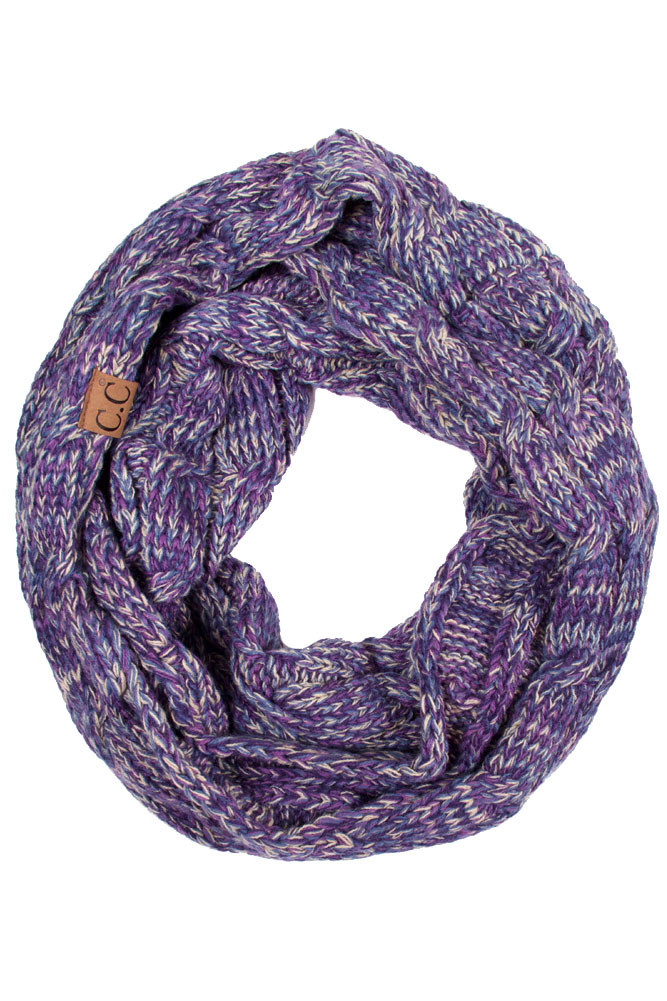 Women's Confetti Knit Infinity Scarf — infinity scarf photo 7