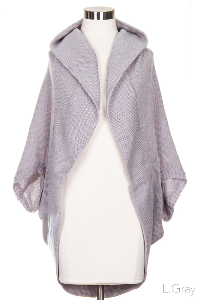 Women's Soft Knit Cocoon Wrap — clothing piece photo 6