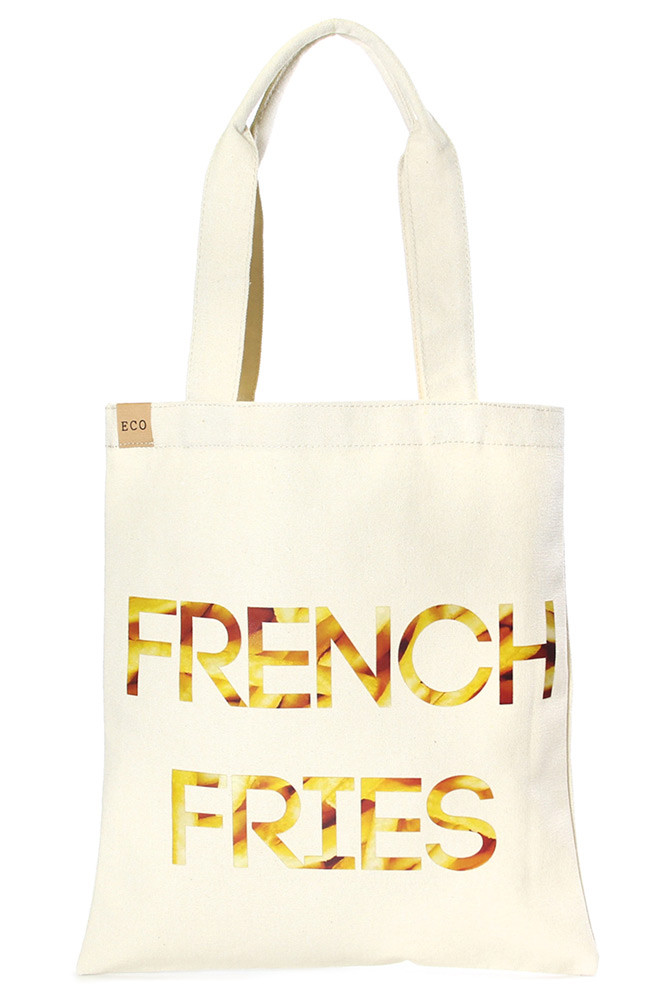 Women's French Fries Eco Bag by BURACQ