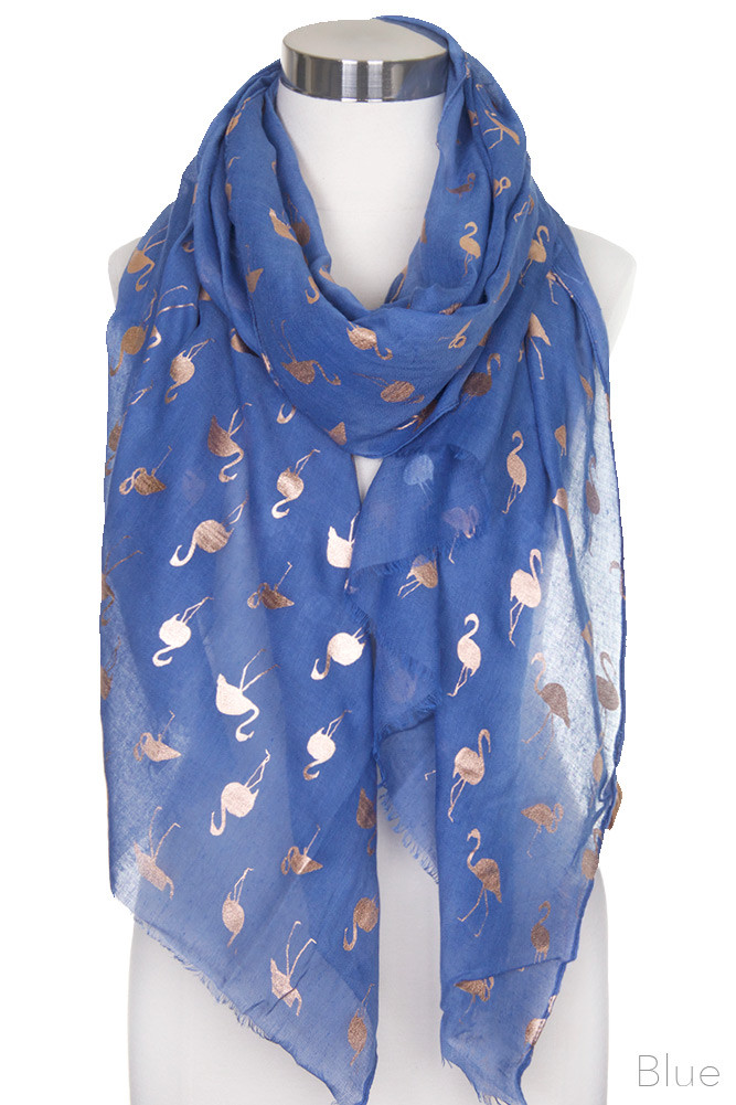 Women's Metallic Print Oblong Scarf – Olive — scarf photo 7