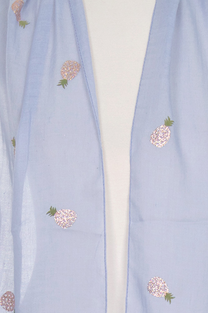 Women's Embroidered Sheer Wrap – Style LOF707 — clothing piece photo 2