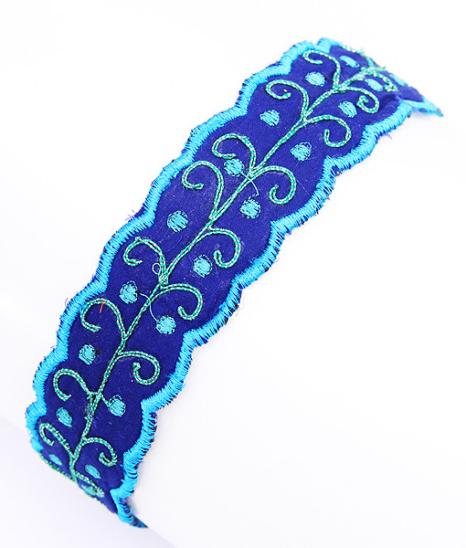 Women's Embroidered Lace Stretch Headband – Style JH0041 by BURACQ