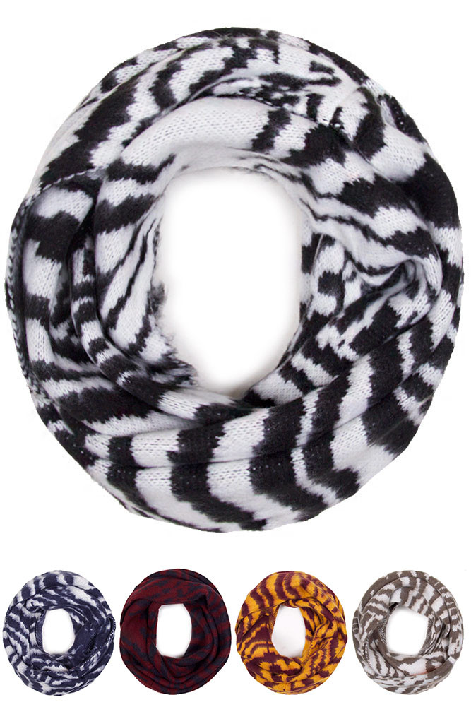 Women's Tiger Pattern Infinity Scarf by BURACQ