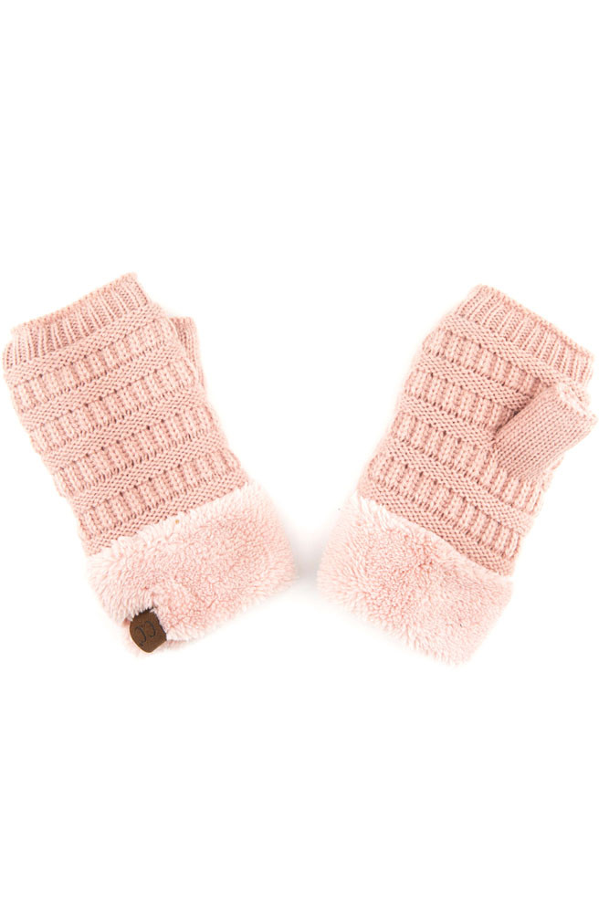 Women's Knit Fingerless Convertible Gloves — gloves photo 4