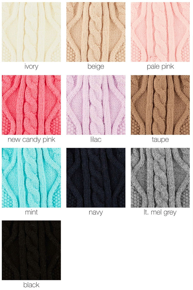 Kids Ribbed Knit Pom Pom Beanie — beanie photo 2