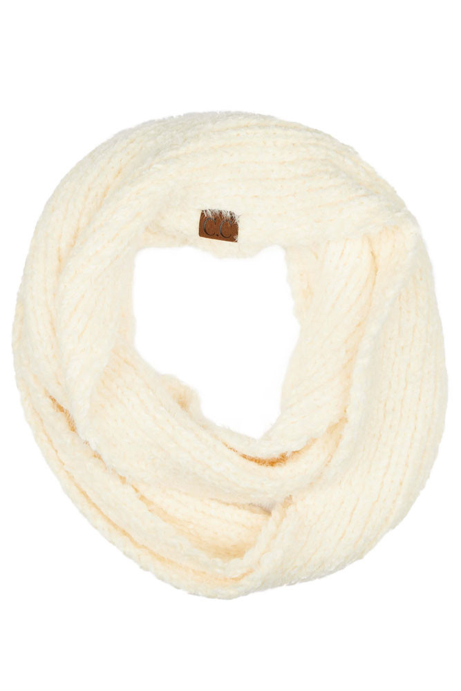 Women's Chunky Knit Infinity Scarf – Mint — infinity scarf photo 5