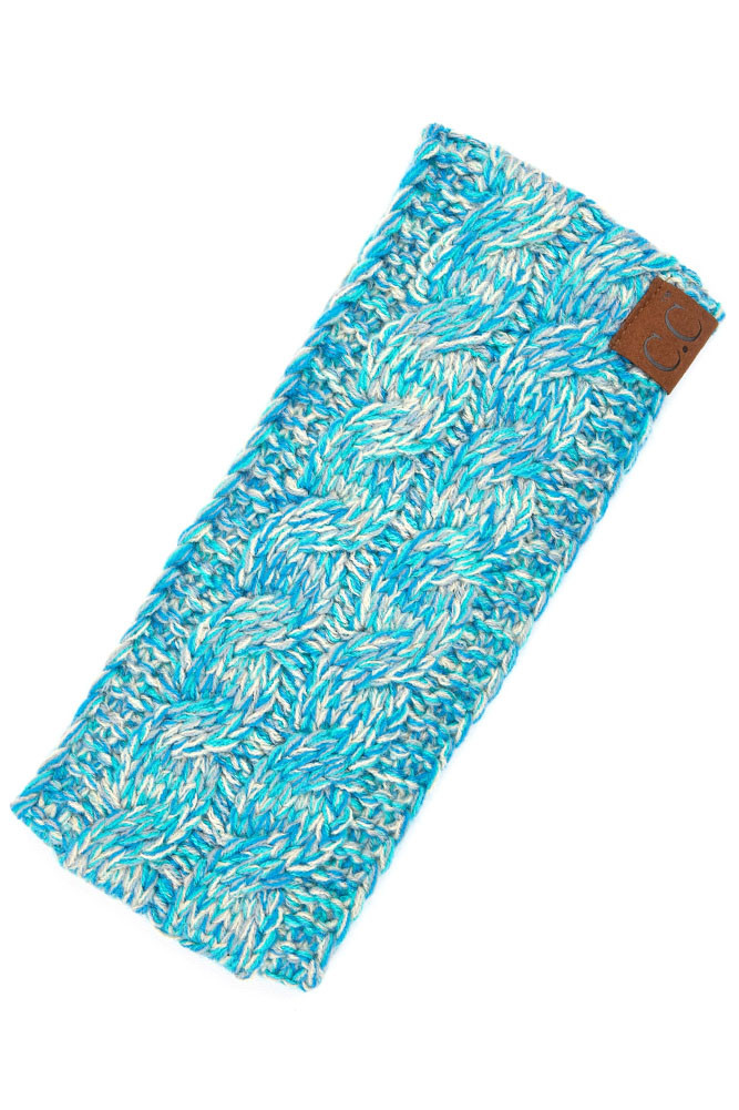 Women's Multicolor Knit Twist Headband — headband photo 3