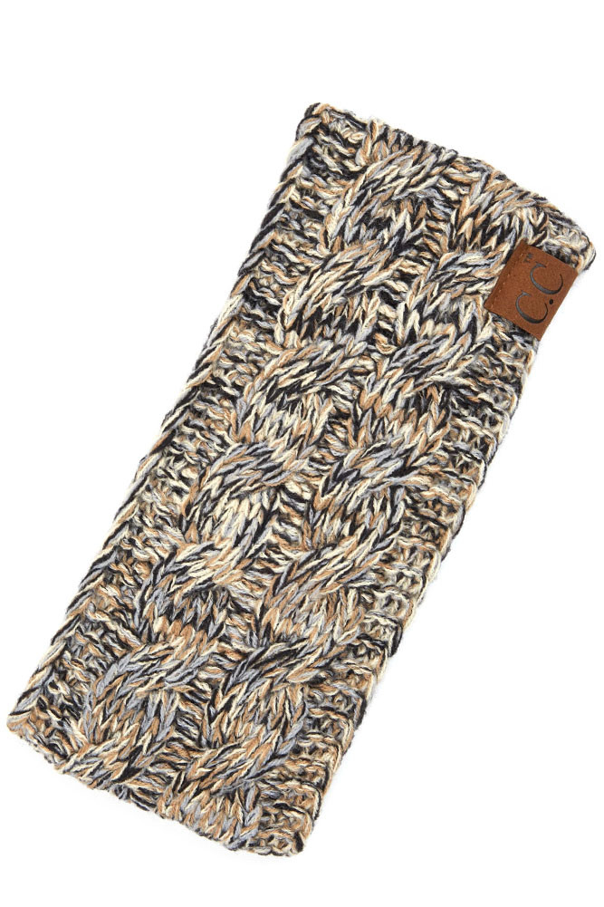 Women's Multicolor Knit Twist Headband — headband photo 4