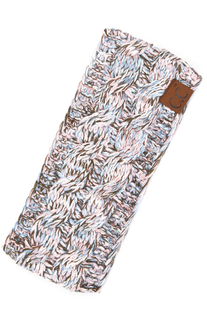 Women's Multicolor Knit Twist Headband — headband photo 5