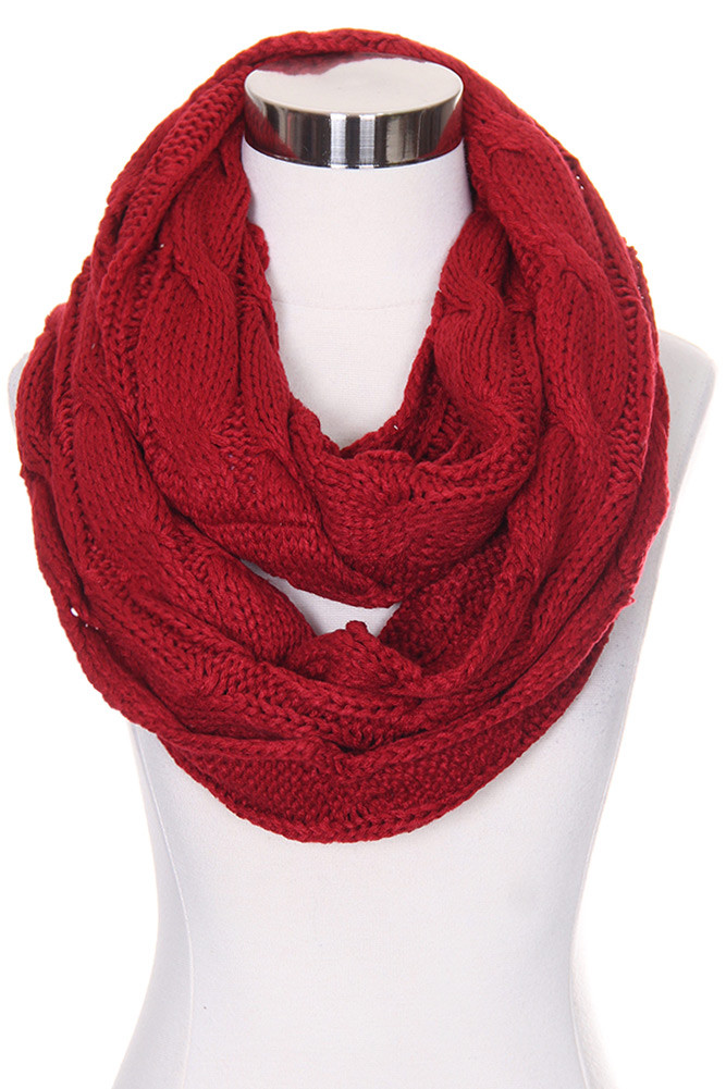 Women's Lightweight Neon Infinity Scarf – Neon Yellow — infinity scarf photo 2