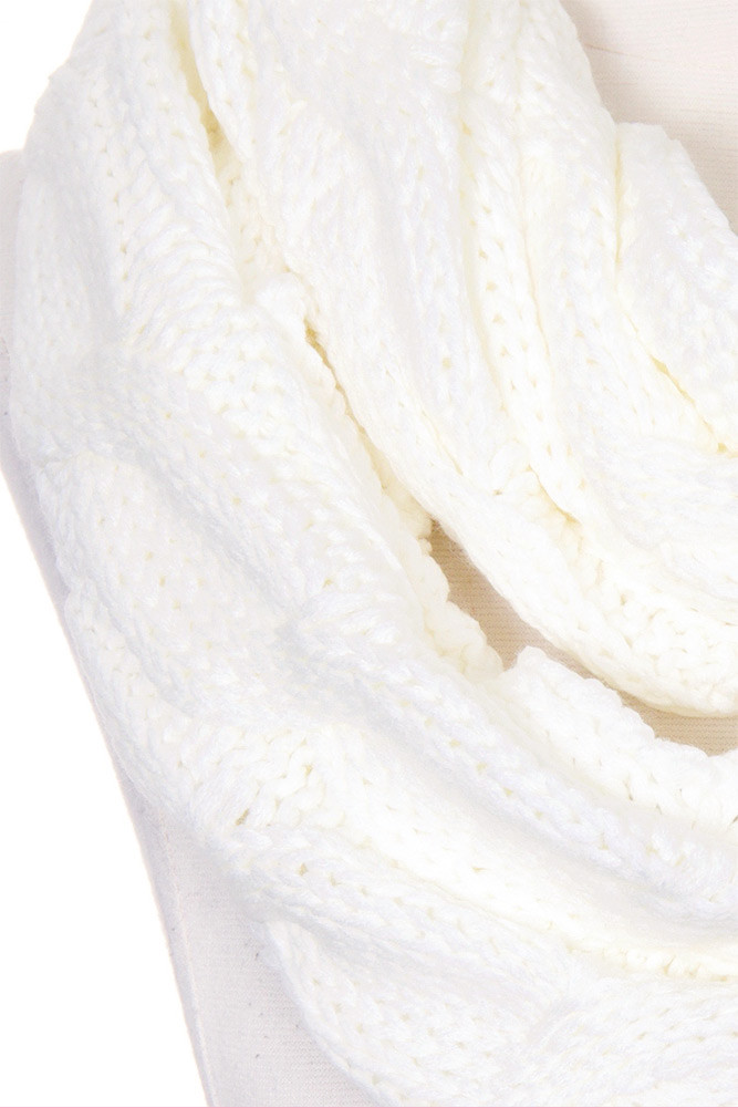 Women's Lightweight Neon Infinity Scarf – Neon Yellow — infinity scarf photo 6