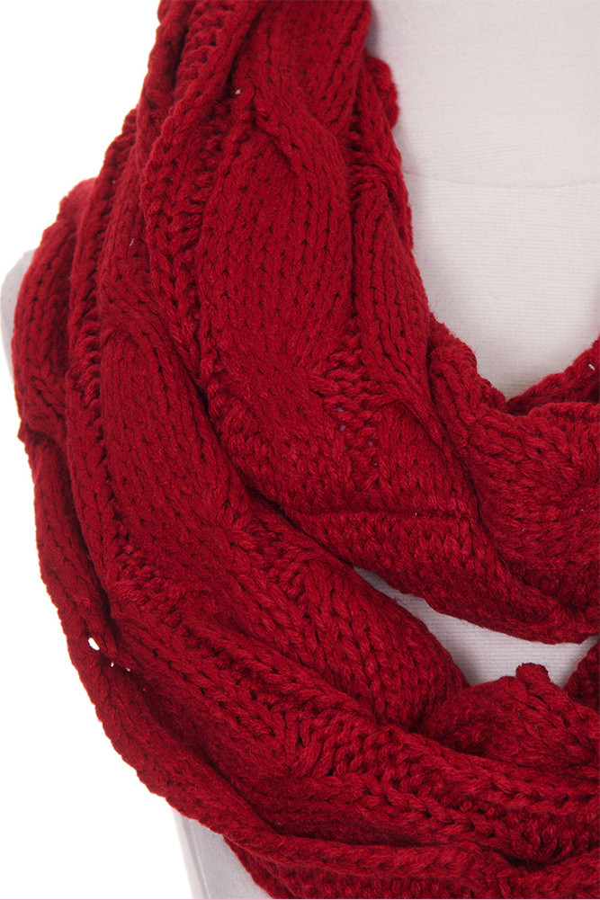 Women's Lightweight Neon Infinity Scarf – Neon Yellow — infinity scarf photo 5