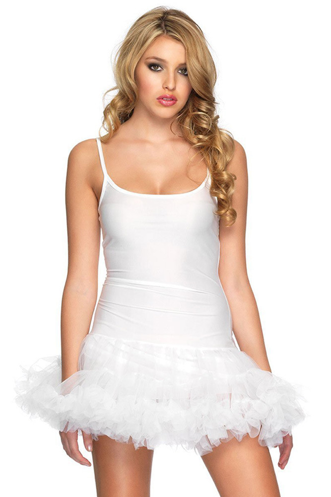 Women's White Tutu Costume Dress – White in White by BURACQ