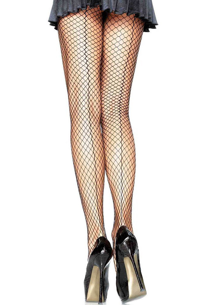 Women's Fishnet Stockings – Style 9076-RED by BURACQ