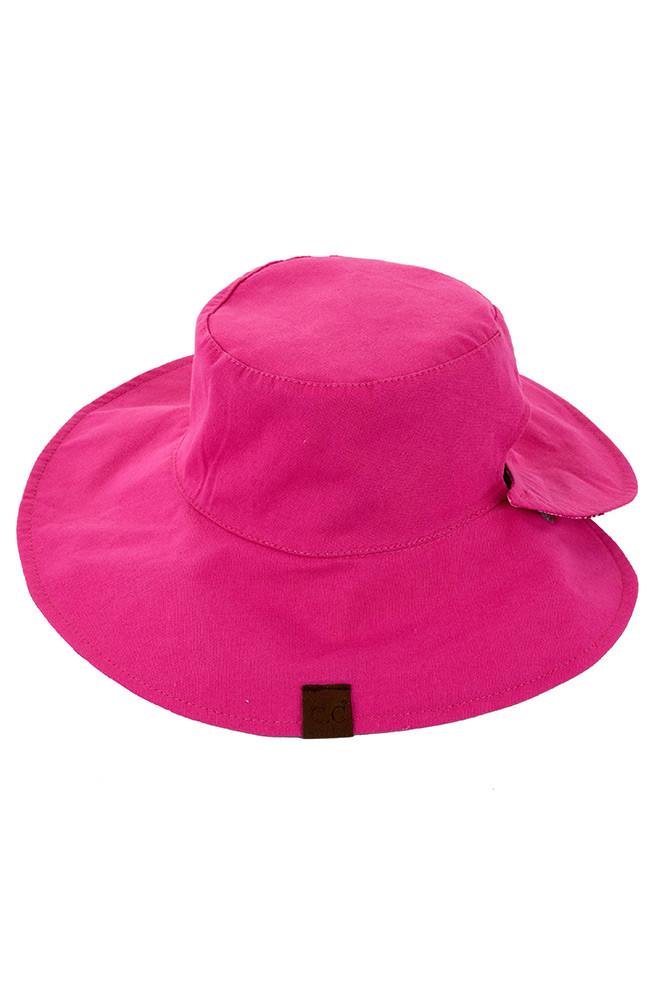 Women's Floral Print Wide Brim Sun Hat — sun hat photo 7