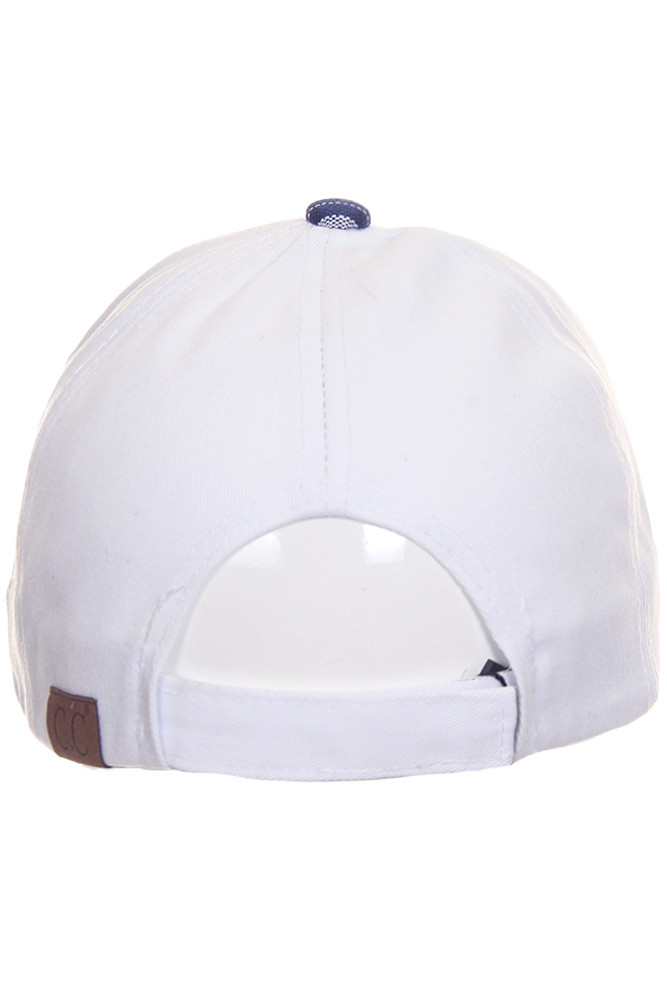 Women's Stripe Brim Baseball Cap — baseball cap photo 5