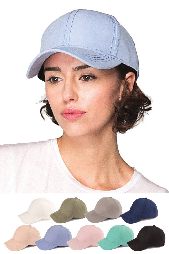 Women's Washed Cotton Baseball Cap by BURACQ