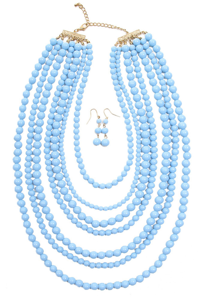 Women's Necklace-Jy 7 Layer — necklace photo 4
