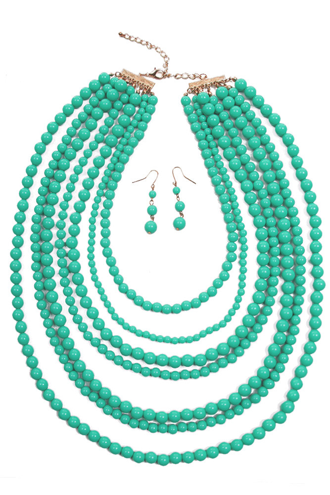 Women's Necklace-Jy 7 Layer — necklace photo 5