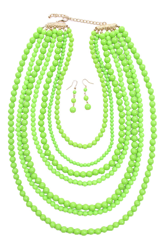 Women's Necklace-Jy 7 Layer — necklace photo 6