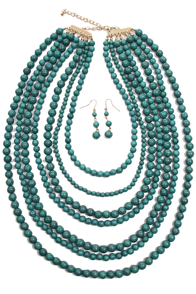Women's Necklace-Jy 7 Layer — necklace photo 7
